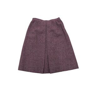 Women’s Vintage skirt wool maroon 1990s